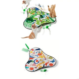 2025 New Safe Nontoxic Oxfords Fabric Cats Toy Rechargeable Activated Cats