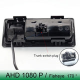 AHD 1080P 170° Trunk Handle HD CVBS Rear View Camera For VW Tiguan Touran L Touareg /Skoda Octavia A7 Rapid Yeti A3 A4 B8 B9 A4L