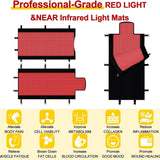 2570pcs LED 660nm Red Light Therapy Pad Sleeping Bag 850nm Near Infrared Light Therapy Large Pad
