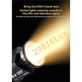 YF-80 Mini Fresnel Lens 9 Time Brighter Brightness Effect With Spotlight Attachment& Mini Adapter Ring For S100 W120B CX100