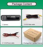Reverse Camera For Ford Focus 2 3 2C 3C SE ST Turnier Mk3 2014 Escort 2015 AHD 1080P 170° Trunk Handle Parking Rear View Camera