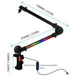 Professional Grade 360° Rotation Microphone Boom Arm Universal Adjustable Arm Mic Stand Sturdy Desktop Stand Live Streaming