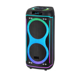 Portable 8 Inch Dual For Bluetooth Speaker RGB Lights 40W Output Power For Home Theatre Mobile Phone For Parties Square Dances