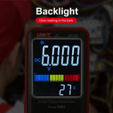 UNI-T UT122 Smart Digital Multimeter Electric Tester Voltmeter Hz NCV LIVE Professional Electrician Multi Meter with Backlight