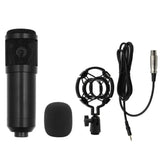 BM800 Condenser Microphone Kit Computer Sound Card Mobile Phone Audio Mixer Streaming Headset Microphone Studio Recording