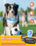 2 Dog Training Collar 1000ft Remote Control 2-in-1 Anti-Bark Function Rechargeable Waterproof Vibration Shock E-Collar for 2 Dog