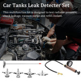 Universal Car Tanks Leak Detection Tool Kit Automotive Leakage Detector Radiator Water Pressure Tester Auto Air Conditioning