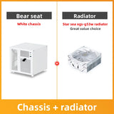 Ursa Minor 4-Bay Mini NAS Chassis for ITX Motherboard Network Storage Enclosure with SFX Power Supply