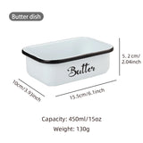 2025 New Butter Dish with Lid for Countertop AISBUGUR Metal Butter Keeper Includes Stainless Steel Multipurpose Butter Large