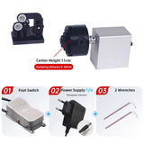 Lure Winding Epoxy Glue Machine Professional Fishing Rod Winding Machine DIY Fishing Rod Building Elctric-Drive Machine
