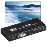 Video Wall Controller 2x2 HD-MI DVI Video Wall Processor 1X2 1X4 1X3 2X1 3x1 4X1 Multi Video Screen Processor Splicer