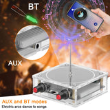 Portable Handheld Tesla Coil Speaker BT Speaker ArtificialLightning Generator Electric Arc Generator Scientific Experiment