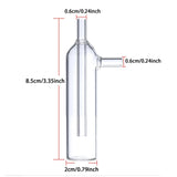Glass Gas Sampling Bottle Portable Experiment Tool Educational Supplies Gas Collecting Tube Absorber Bottle Chemistry Labware