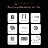 Amplifiers, home ktv speakers, Bluetooth, home high-power HIFI singing, professional conference bass