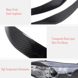 Carbon Fiber Car Eyelids Eyebrows Lids Headlight Trim Covers For  CC 2013-2018