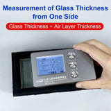 Glass Thickness Gauge Digital Laser Glass Thickness Meter Window Glazing Measuring Tool High Accuracy for Curtain Wall LS201