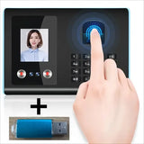 3D Infrared Facial Recognition Attendance Employee Fingerprint Check-in Equipment Set Up Department Shift Users Without Software