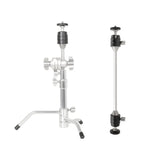 Delighted- 5 Inch Adjustable MiniC-Stand Tripod Multi-Functional Universal Lamp Stand for Live Broadcast Light
