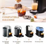 Coffee Capsule Adapter For Nespresso Vertuo Machines Stainless Steel Coffee Pod Adapter For Vertuo /Vertuo Next /Delonghi ENV135