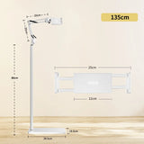 Universal Ipad Stand Floor Tablet Bracket Adjustable Flexible Rotation Phone Holder 360° rotating Stand Support