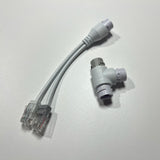 POE Splitter Adapter Ethernet 1 Network Cable 2 Camera POE Splitter 1 to 2 Combiner Connector