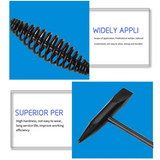 1 Piece Welder's Slag Hammer Spring Hammer Electric Welding Hammer Suspension Black Is Used To Remove Arc Welding Slag