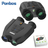 Ponbos DT99 Head-mounted Infrared Night Vision Binoculars 2.5K UHD 48MP 3D Binocular Telescope Camera for Hunting Camping