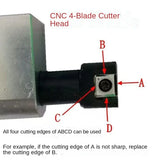 63-400PE pipe mechanical rotary scraper for removing oxide layer scraping planer knife four-sided blade Stainless steel frame