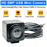 B02B-Industrial 4K USB Webcam PC Laptops Video 8MP Autofocus USB Camera IMX179 Sensor OTG UVC Plug & Play