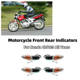 4Pcs Motorcycle Front Rear Indicators Replacement Lighting Indicators Motorcycle Signal Lamp Parts For Honda Cbf125 All Years