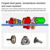 DC 24V Electric Film Roller Greenhouse Roll Up Motor Electric Film Roll Machine 100W Greenhouse Film Winding Machine