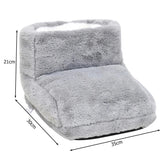 USB Electric Foot Warmer Thermostatic Shoes Winter Feet Heater For Home Bedroom Sleeping Thermal Plush Heating Slippers
