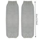 Heat Resistant Welding Sleeve Cover Cowhide Leather Soft Arm Protection Sleeves Sturdy Comfortable Gardening Sleeves