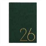 Portable A5 2025 Agenda Book Planner Reminder To Do List Daily Planner Textured PU Creative Planner Notebook Office Supplies