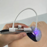 LED UV Light Eyelash Tweezer Fast Curing UV Lash Glue Handheld System for All Metal Material Nail Gel Lash Glue