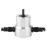 Metal Sheet Cutter Double Head Electric Power Drill Attachment Portable Nibbler Cutting Tool