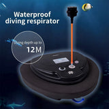 Scuba Diving Snorkel Equipment Mobile Ventilator Tankless Waterproof Portable Rechargeable To 12 Meters 3-5 Hours Underwater