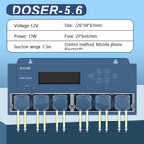 Four-Head Titration Pump New WIFI DOSER 3.13.4 Operable with Mobile Phone 220v Plastic Aquarium Accessories