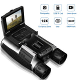 DT40 12X32 2.5K HD Digital Telescope 48MP 12X Optical 8X Zoom Binoculars Camera for Outdoor Camping 109M/1000M