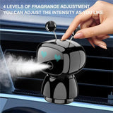 Robot Shaped Car Aromatherapy Diffuser Auto Aromatherapy Ornament Vent Clip With Ocean Fragrance Long-Lasting
