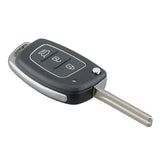 3 Buttons Remote Key Shell Fob Car Remote Flip Key Fob Shell Cover Case Key Fob Control Case for Hyundai New IX35 IX25 IX45