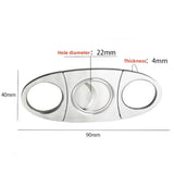 20pcs Stainless Steel Cigar Cutter Double Blade Guillotine