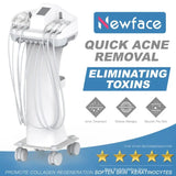 New 6 In 1 Facial Diamond Microdermabrasion Skin Rejuvenation Cuticle Exfoliators Acne Scar Removal Machine