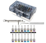 H Lab Universal Restoration Tools Kit Colorful Stainless Steel Implants Screwdriver Torque Wrench Ratchet 10-70NCM