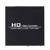 SCART to HDMI-compatible Video Adapter Converter HD Video Converter for HDTV Sky Box STB Plug for HD TV DVD PC Laptop