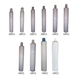 Empty Aluminum Paint Tubes Compact Convenient Easy Open Caps Packing Sample Bottles Portable for Handcream Storing Gouaches Trip