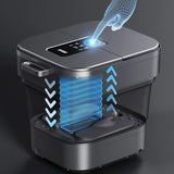 Portable Shiatsu Electric Foot Spa Massager with Heating and Vibrating Feature for Home Use