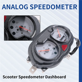 Analog Speedometer Dashboard Instrument For Scooter B05 B08 POPCORN HUSSAR KEEWAY RY8 FOCUS F-ACT MATRIX Yamati RX8