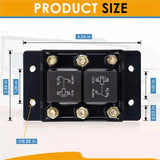 Waterproof Relay Module 12V 80A For Tarp Winch Motor Control- Reverse And Forward Function With 6 Studs Replaces ATP0110