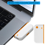 HDMI-Compatible Type C Wireless Video Transmitter Receiver 50M Extender Adapter TV Stick Dongle for Laptop PC Phone TV Monitor